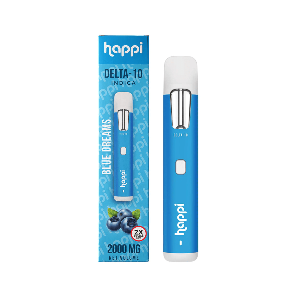 Happi Delta 10 Disposable Vape Blue Dreams 2 Grams 1500x1500 Cannabis Media & PR